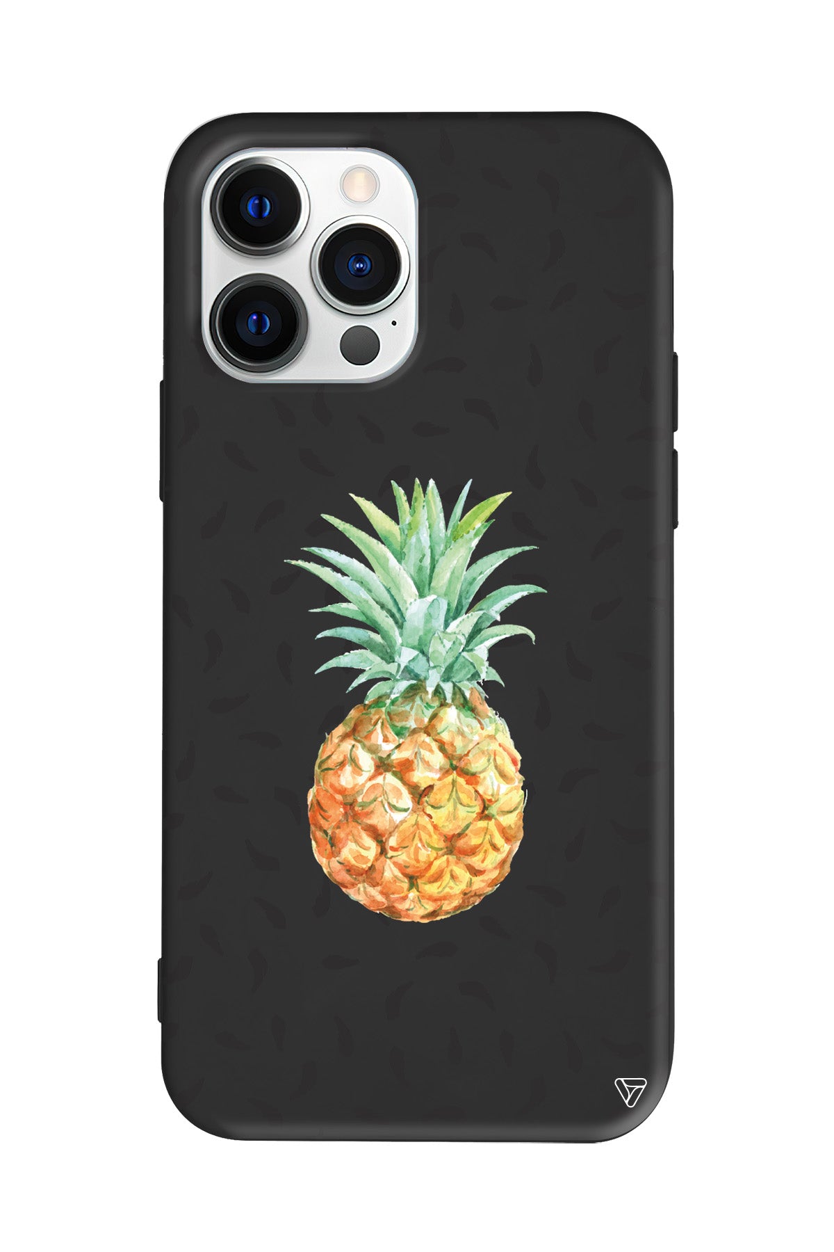 Ananas Lansman Model İçi Kadife Silikon Telefon Kılıfı
