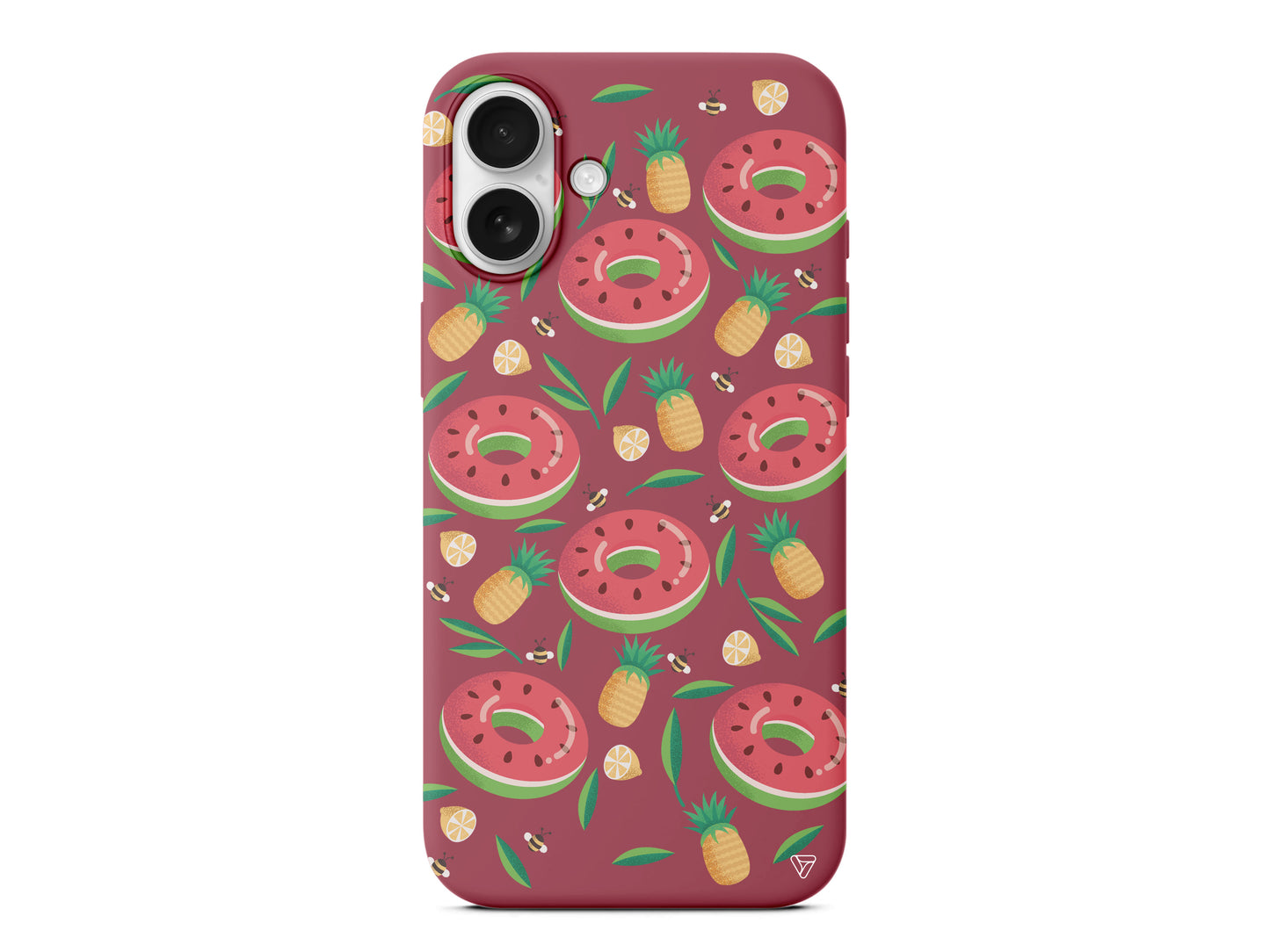 Ananas Donut Lansman Model İçi Kadife Silikon Telefon Kılıfı – Plus Serisine Özel