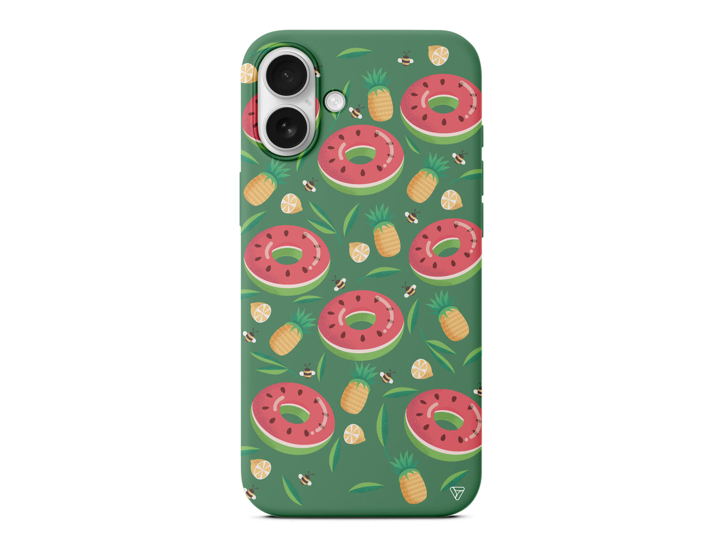 Ananas Donut Lansman Model İçi Kadife Silikon Telefon Kılıfı – Plus Serisine Özel