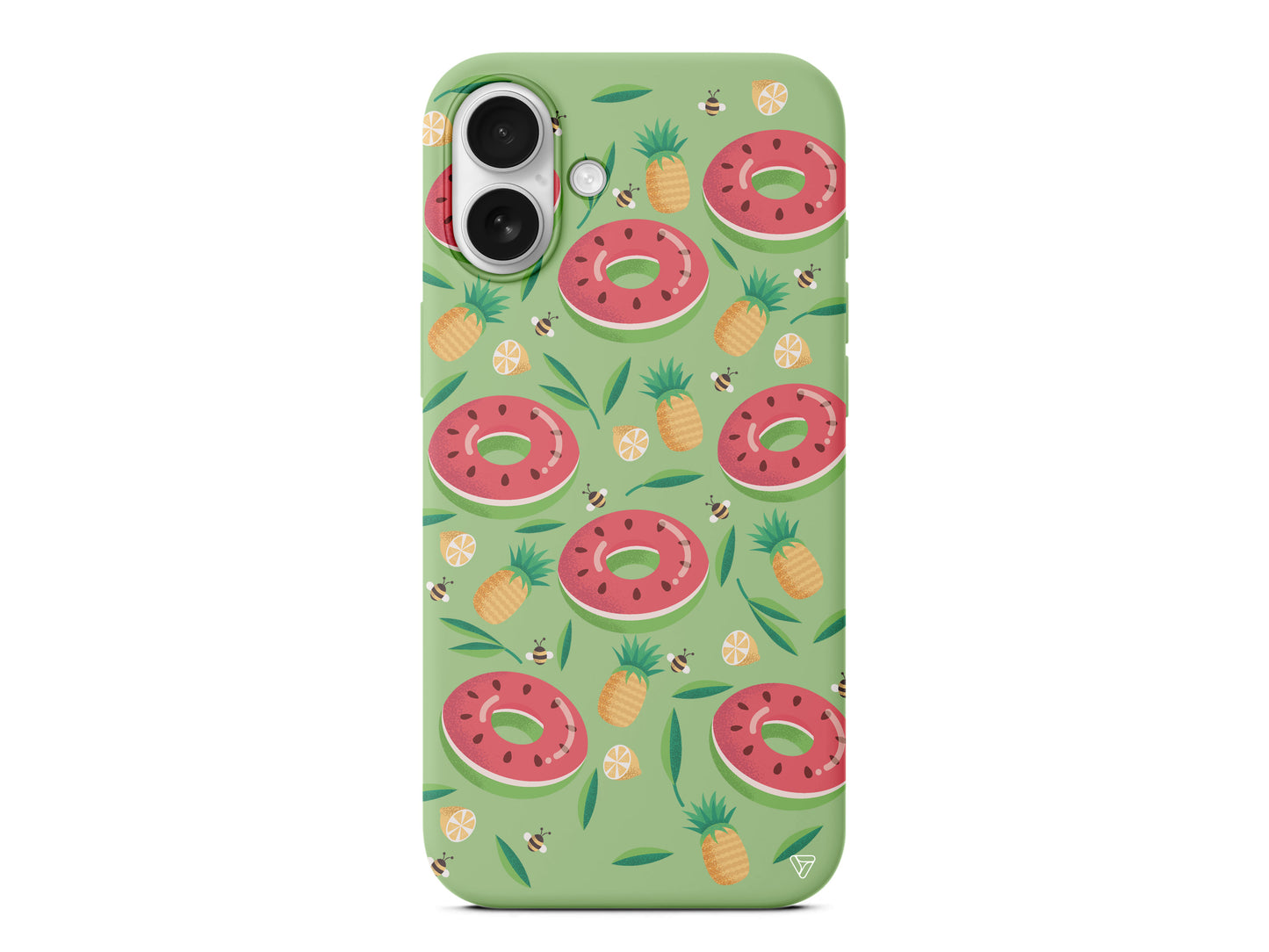 Ananas Donut Lansman Model İçi Kadife Silikon Telefon Kılıfı – Plus Serisine Özel