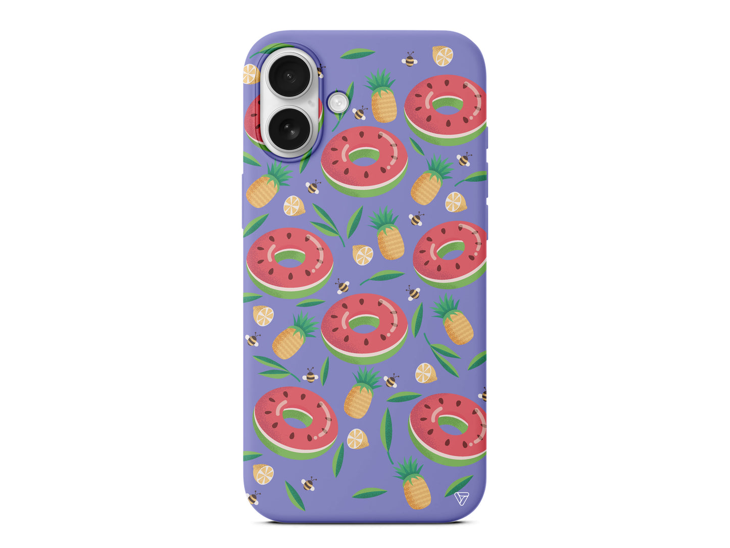 Ananas Donut Lansman Model İçi Kadife Silikon Telefon Kılıfı