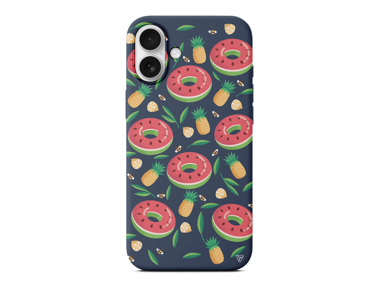 Ananas Donut Lansman Model İçi Kadife Silikon Telefon Kılıfı – Plus Serisine Özel