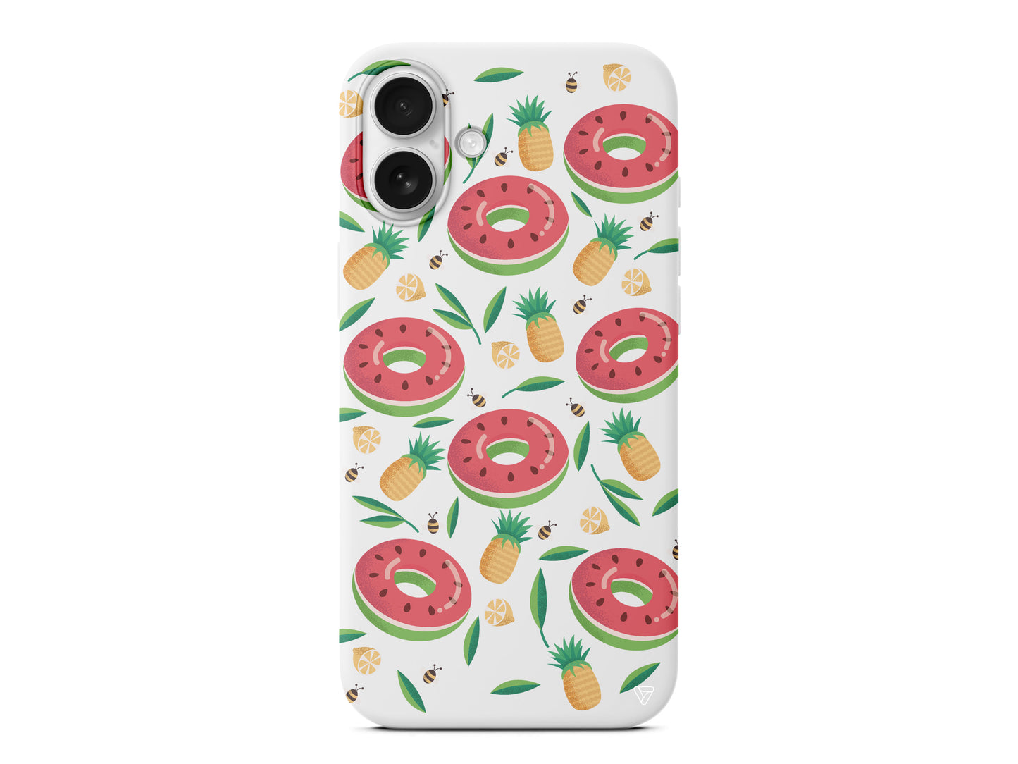 Ananas Donut Lansman Model İçi Kadife Silikon Telefon Kılıfı – Plus Serisine Özel