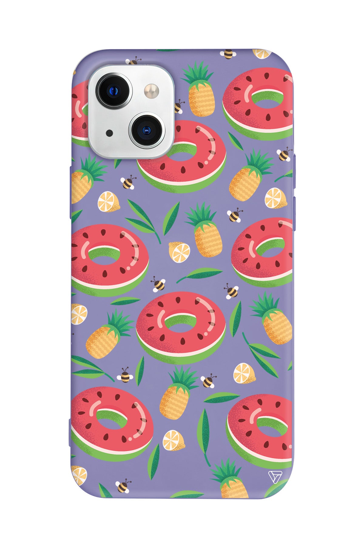 Ananas Donut Lansman Model İçi Kadife Silikon Telefon Kılıfı – Plus Serisine Özel