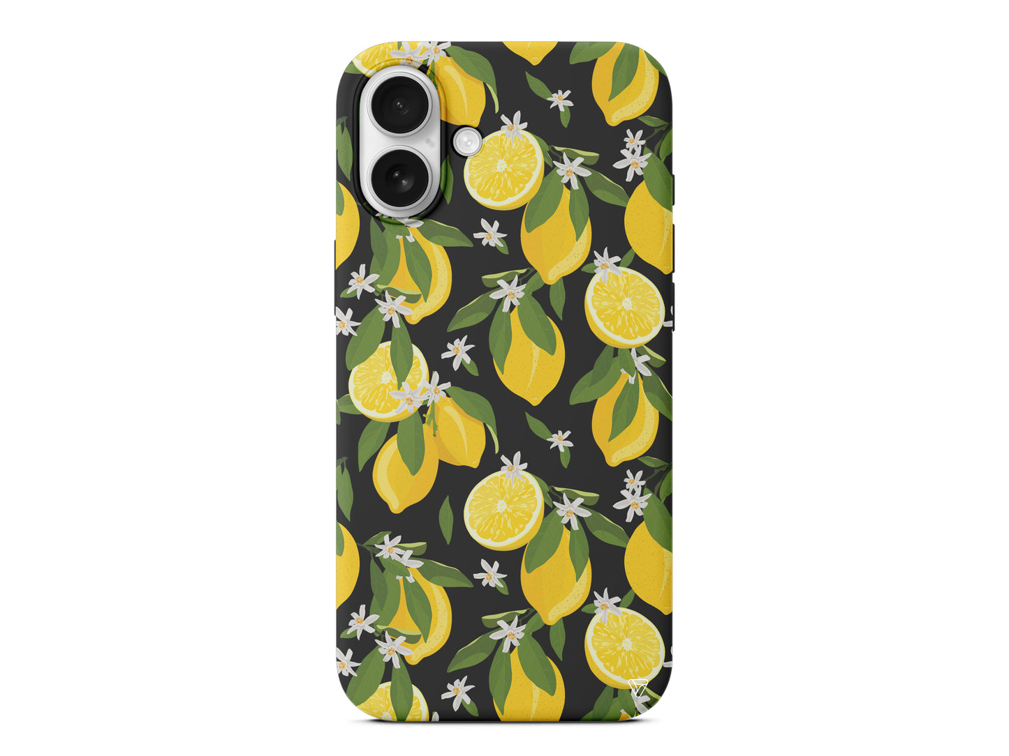 Limon Dilimleri Lansman Model İçi Kadife Silikon Telefon Kılıfı