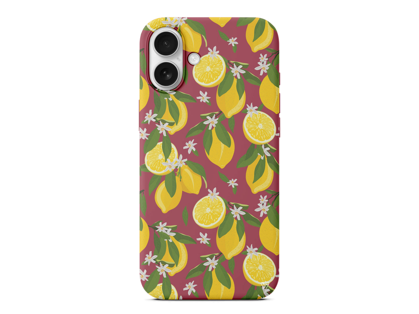 Limon Dilimleri Lansman Model İçi Kadife Silikon Telefon Kılıfı – Plus Serisine Özel