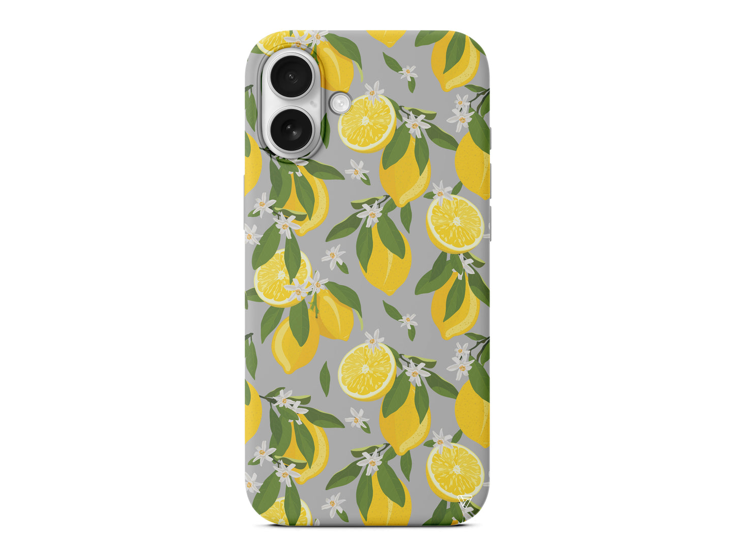 Limon Dilimleri Lansman Model İçi Kadife Silikon Telefon Kılıfı