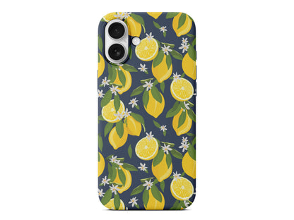 Limon Dilimleri Lansman Model İçi Kadife Silikon Telefon Kılıfı – Plus Serisine Özel
