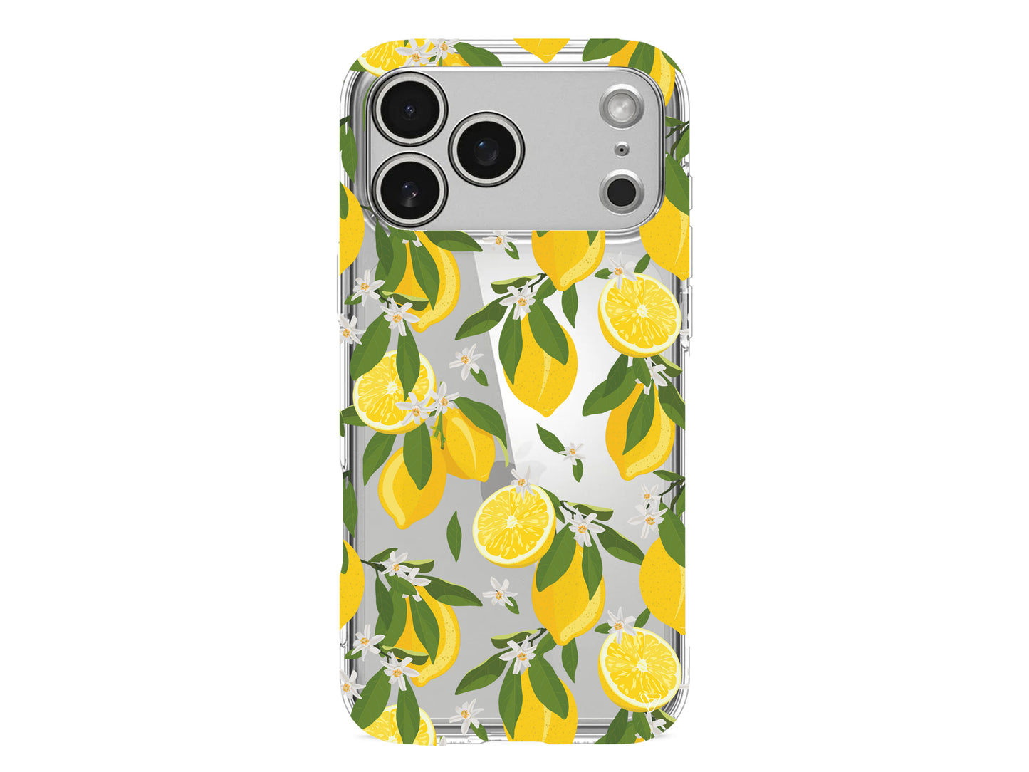 Limon Dilimleri Lansman Model İçi Kadife Silikon Telefon Kılıfı