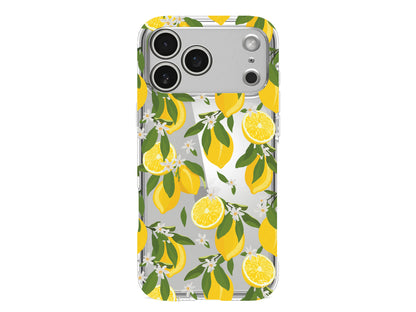 Limon Dilimleri Lansman Model İçi Kadife Silikon Telefon Kılıfı