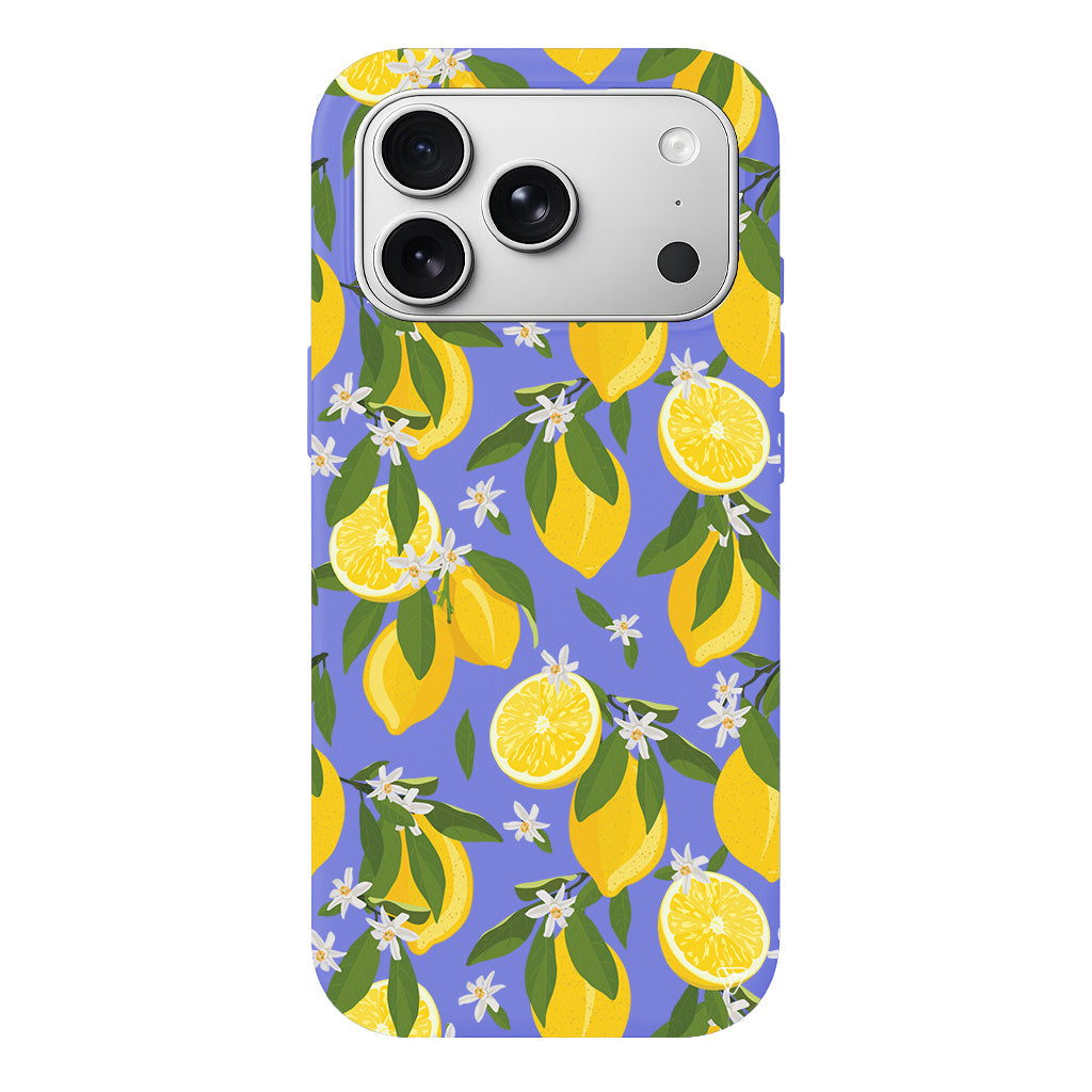 Limon Dilimleri Lansman Model İçi Kadife Silikon Telefon Kılıfı