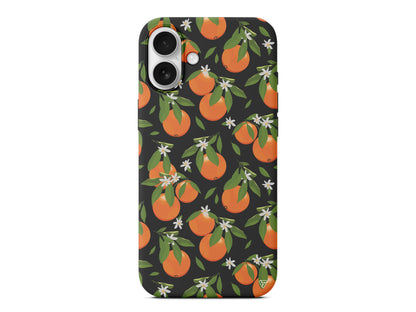 Portakal Bahcesi Lansman Model İçi Kadife Silikon Telefon Kılıfı