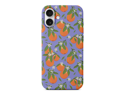 Portakal Bahcesi Lansman Model İçi Kadife Silikon Telefon Kılıfı