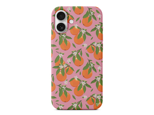 Portakal Bahcesi Lansman Model İçi Kadife Silikon Telefon Kılıfı – Plus Serisine Özel
