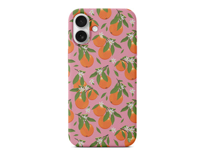 Portakal Bahcesi Lansman Model İçi Kadife Silikon Telefon Kılıfı