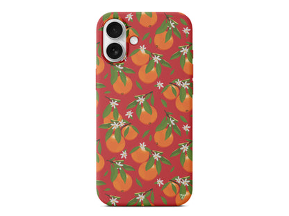 Portakal Bahcesi Lansman Model İçi Kadife Silikon Telefon Kılıfı – Plus Serisine Özel