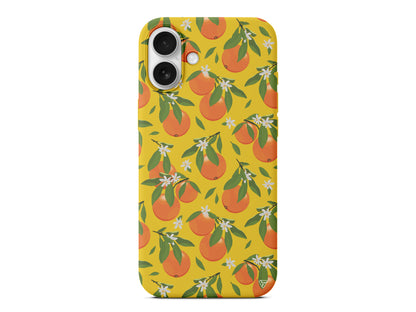 Portakal Bahcesi Lansman Model İçi Kadife Silikon Telefon Kılıfı