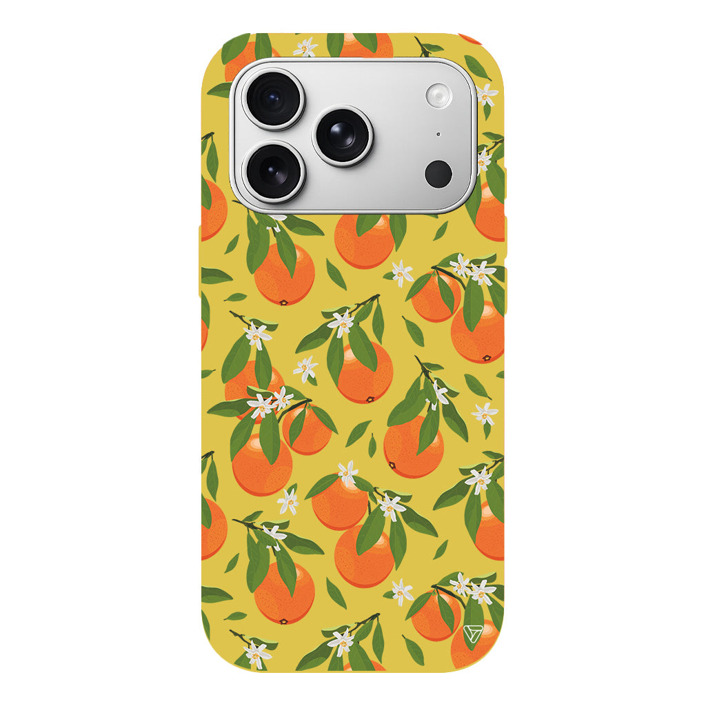 Portakal Bahcesi Lansman Model İçi Kadife Silikon Telefon Kılıfı