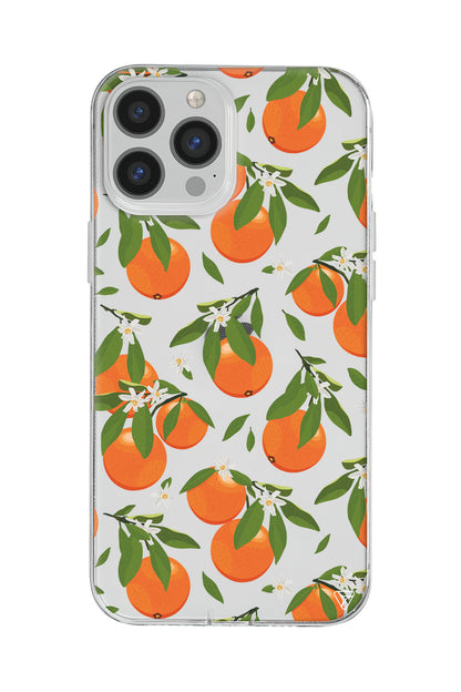 Portakal Bahcesi Lansman Model İçi Kadife Silikon Telefon Kılıfı