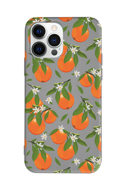 Portakal Bahcesi Lansman Model İçi Kadife Silikon Telefon Kılıfı