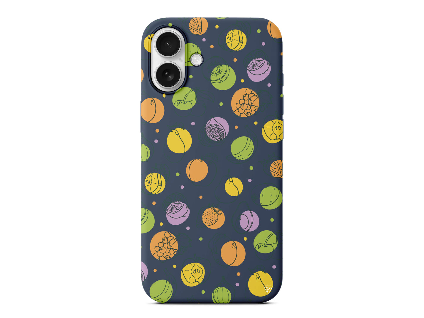 Cizgisel Meyveler Lansman Model İçi Kadife Silikon Telefon Kılıfı – Plus Serisine Özel