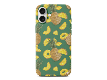 Ananas Dilimleri Lansman Model İçi Kadife Silikon Telefon Kılıfı – Plus Serisine Özel