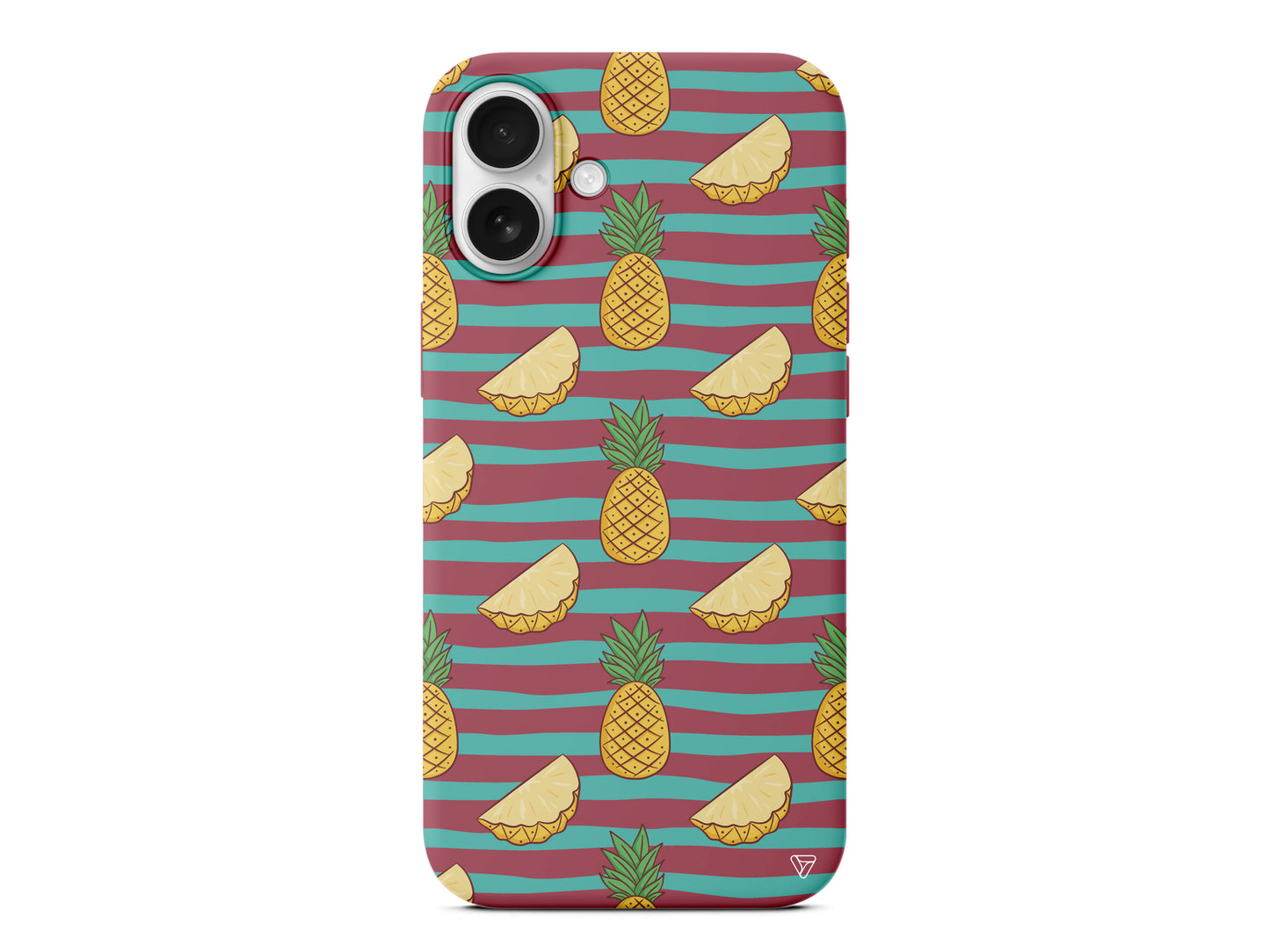 Seritli Ananas Lansman Model İçi Kadife Silikon Telefon Kılıfı – Plus Serisine Özel