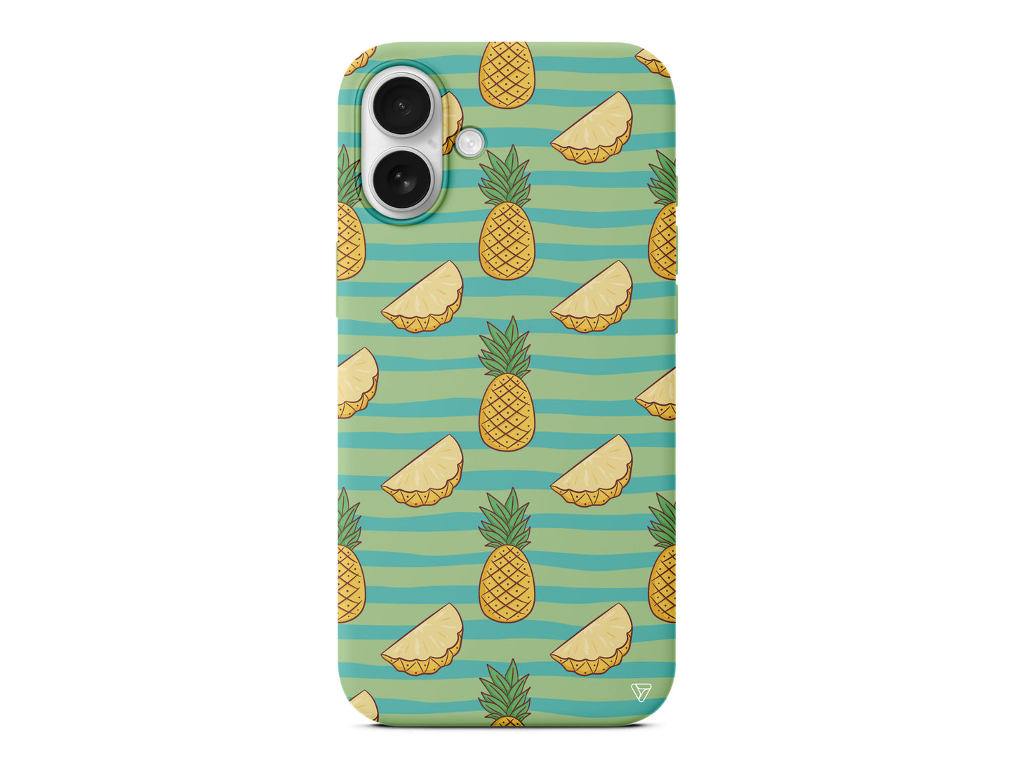 Seritli Ananas Lansman Model İçi Kadife Silikon Telefon Kılıfı – Plus Serisine Özel