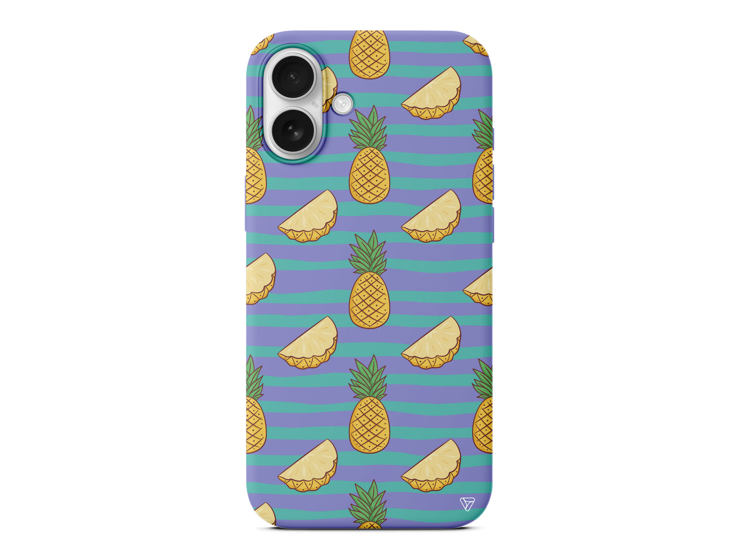 Seritli Ananas Lansman Model İçi Kadife Silikon Telefon Kılıfı – Plus Serisine Özel