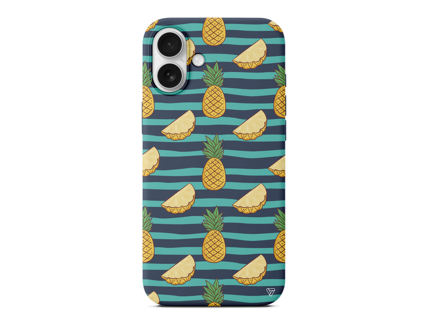 Seritli Ananas Lansman Model İçi Kadife Silikon Telefon Kılıfı