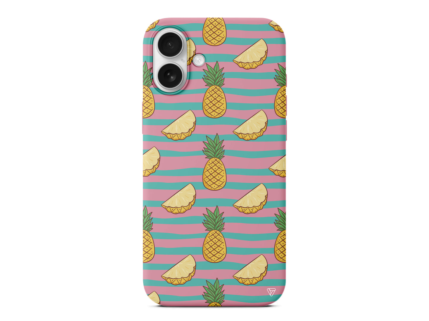 Seritli Ananas Lansman Model İçi Kadife Silikon Telefon Kılıfı