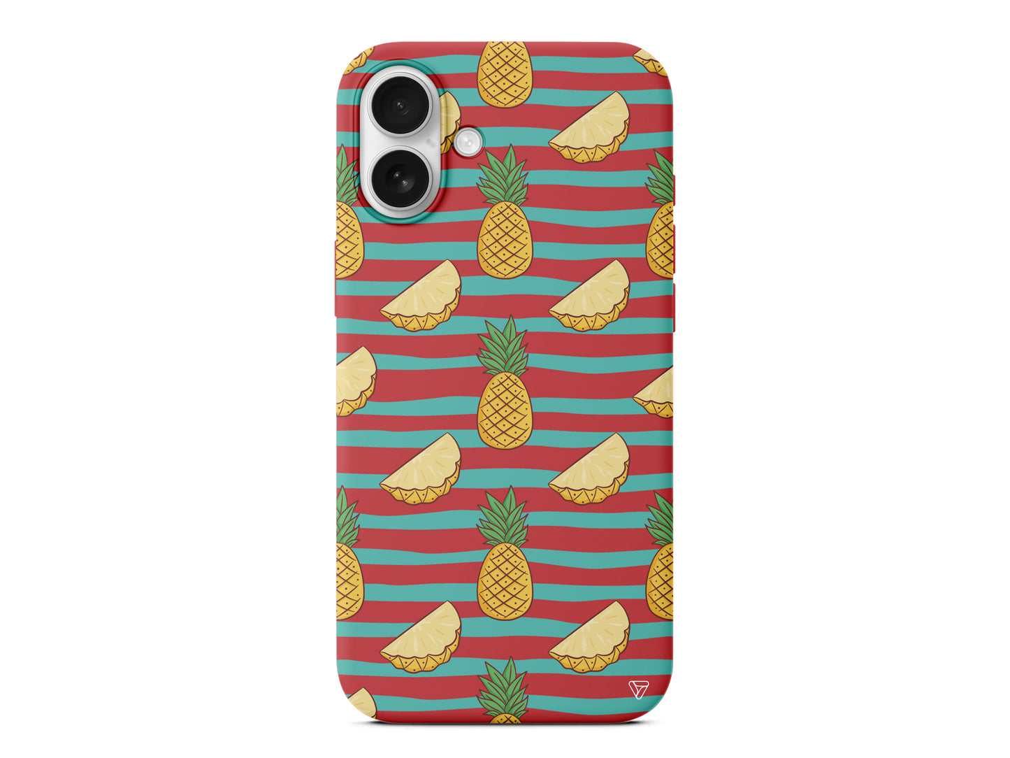 Seritli Ananas Lansman Model İçi Kadife Silikon Telefon Kılıfı – Plus Serisine Özel