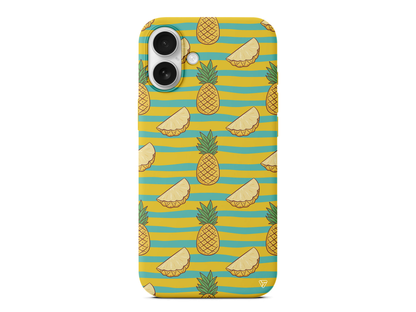 Seritli Ananas Lansman Model İçi Kadife Silikon Telefon Kılıfı – Plus Serisine Özel