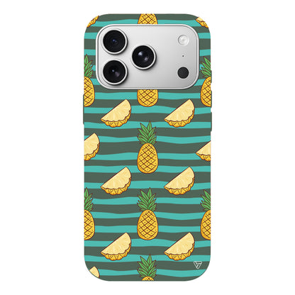 Seritli Ananas Lansman Model İçi Kadife Silikon Telefon Kılıfı