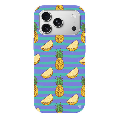 Seritli Ananas Lansman Model İçi Kadife Silikon Telefon Kılıfı