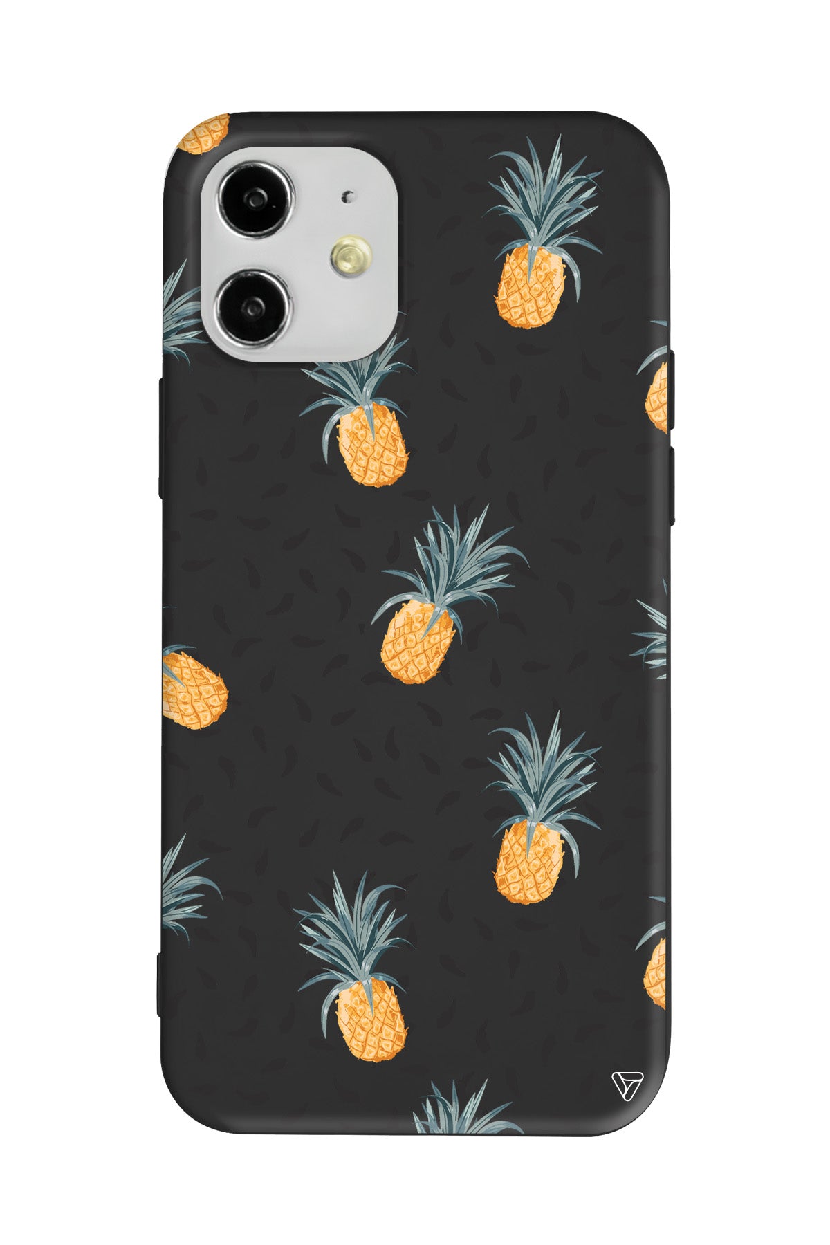 Minik Ananaslar Lansman Model İçi Kadife Silikon Telefon Kılıfı