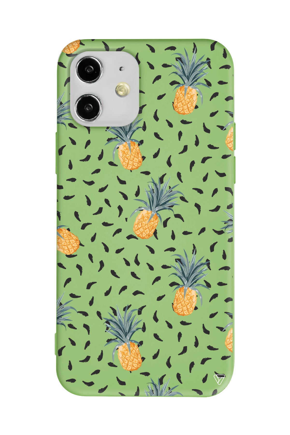 Minik Ananaslar Lansman Model İçi Kadife Silikon Telefon Kılıfı