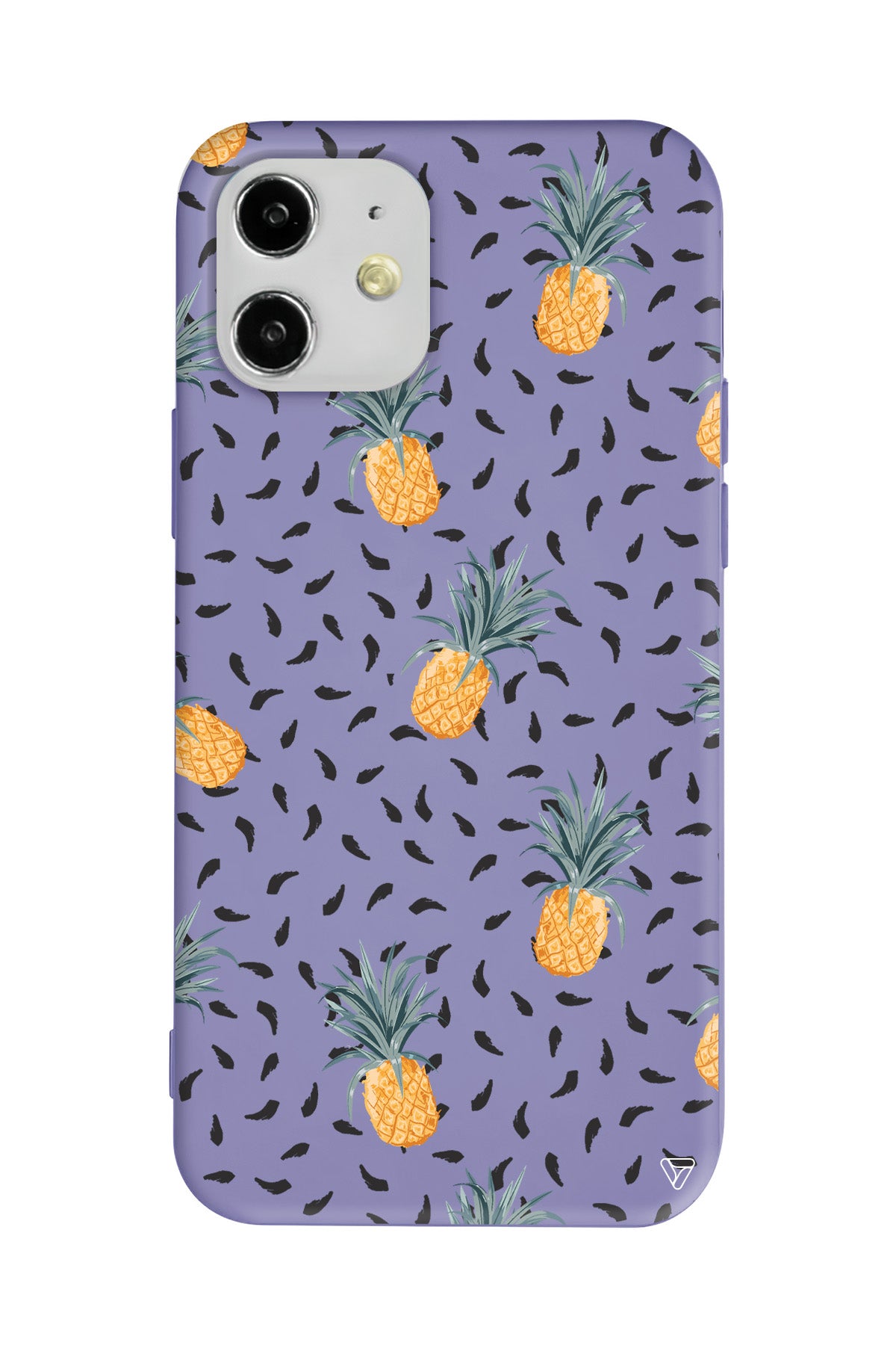 Minik Ananaslar Lansman Model İçi Kadife Silikon Telefon Kılıfı