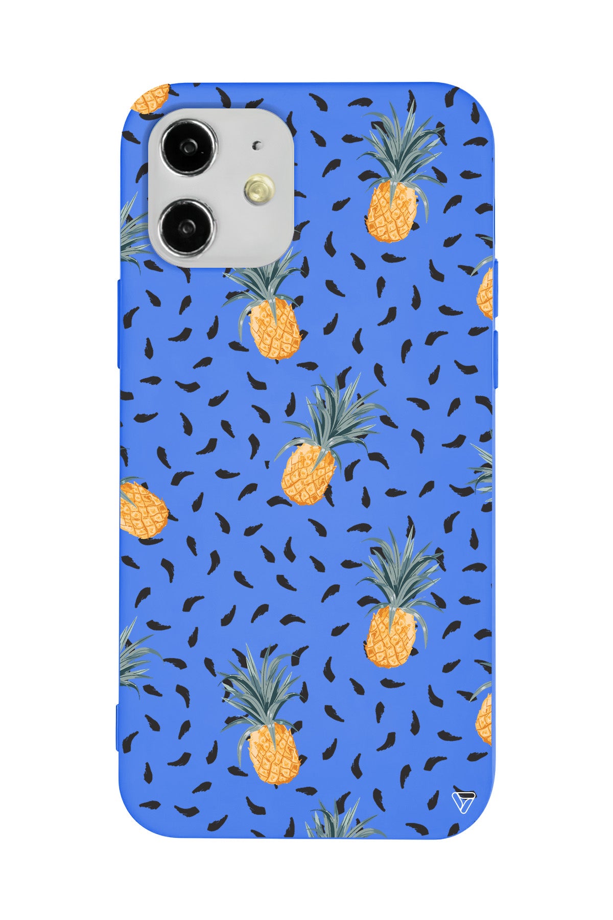 Minik Ananaslar Lansman Model İçi Kadife Silikon Telefon Kılıfı