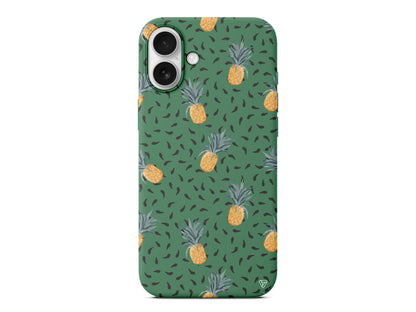 Minik Ananaslar Lansman Model İçi Kadife Silikon Telefon Kılıfı
