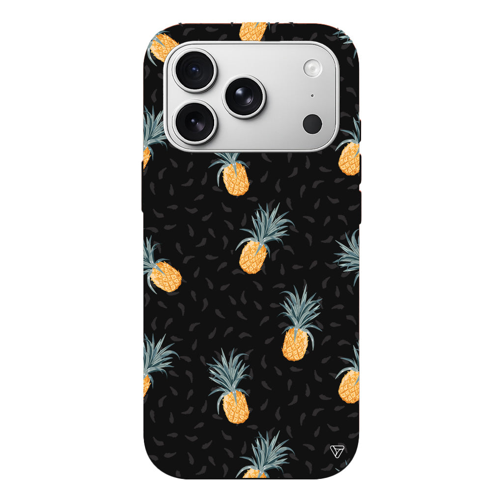 Minik Ananaslar Lansman Model İçi Kadife Silikon Telefon Kılıfı