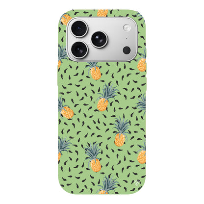Minik Ananaslar Lansman Model İçi Kadife Silikon Telefon Kılıfı