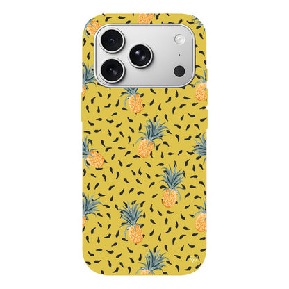 Minik Ananaslar Lansman Model İçi Kadife Silikon Telefon Kılıfı