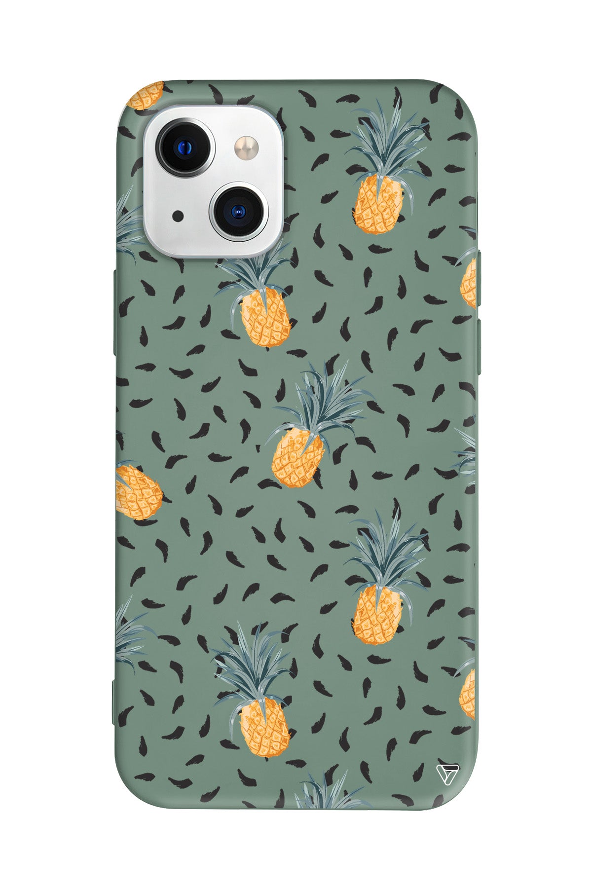 Minik Ananaslar Lansman Model İçi Kadife Silikon Telefon Kılıfı