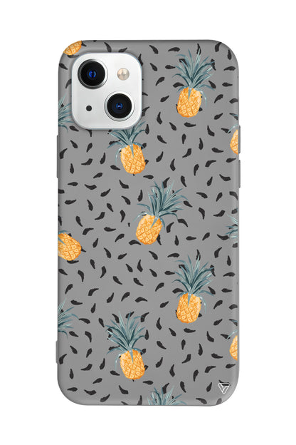 Minik Ananaslar Lansman Model İçi Kadife Silikon Telefon Kılıfı – Plus Serisine Özel