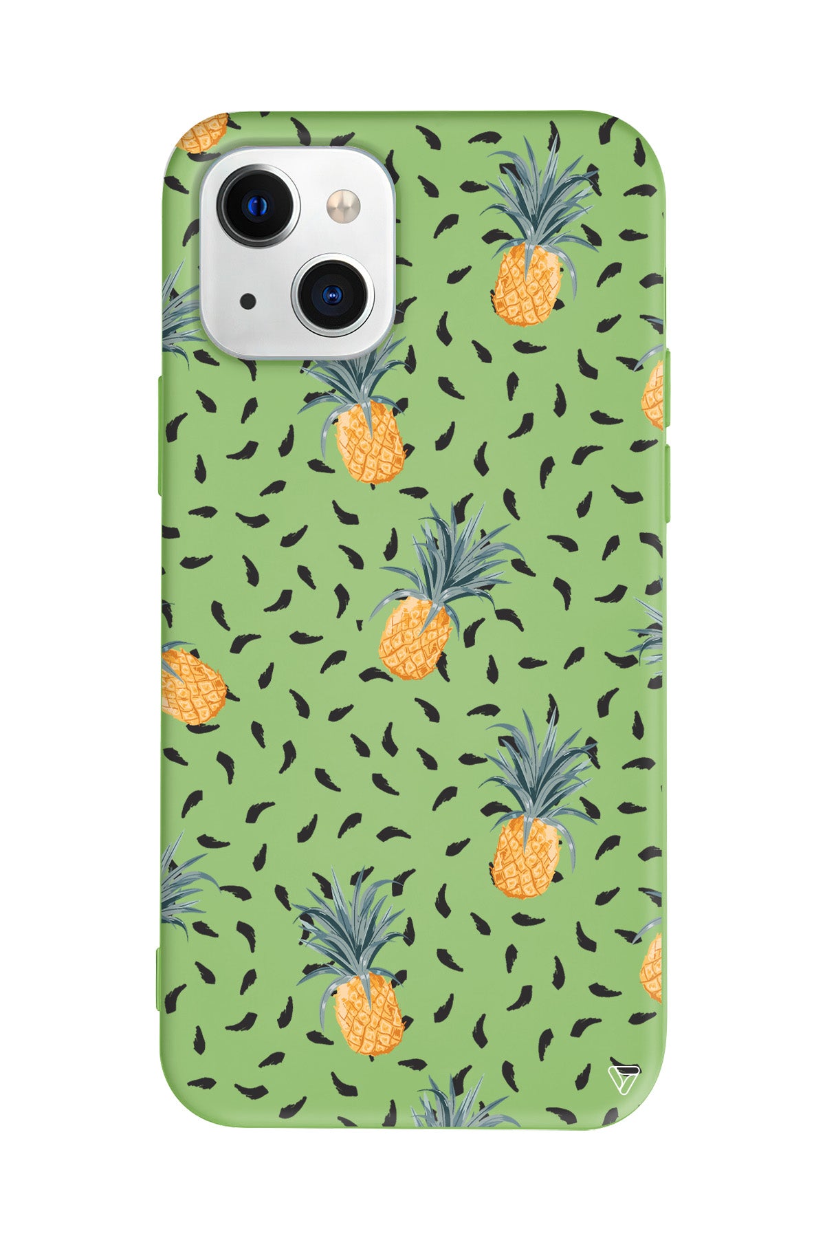Minik Ananaslar Lansman Model İçi Kadife Silikon Telefon Kılıfı