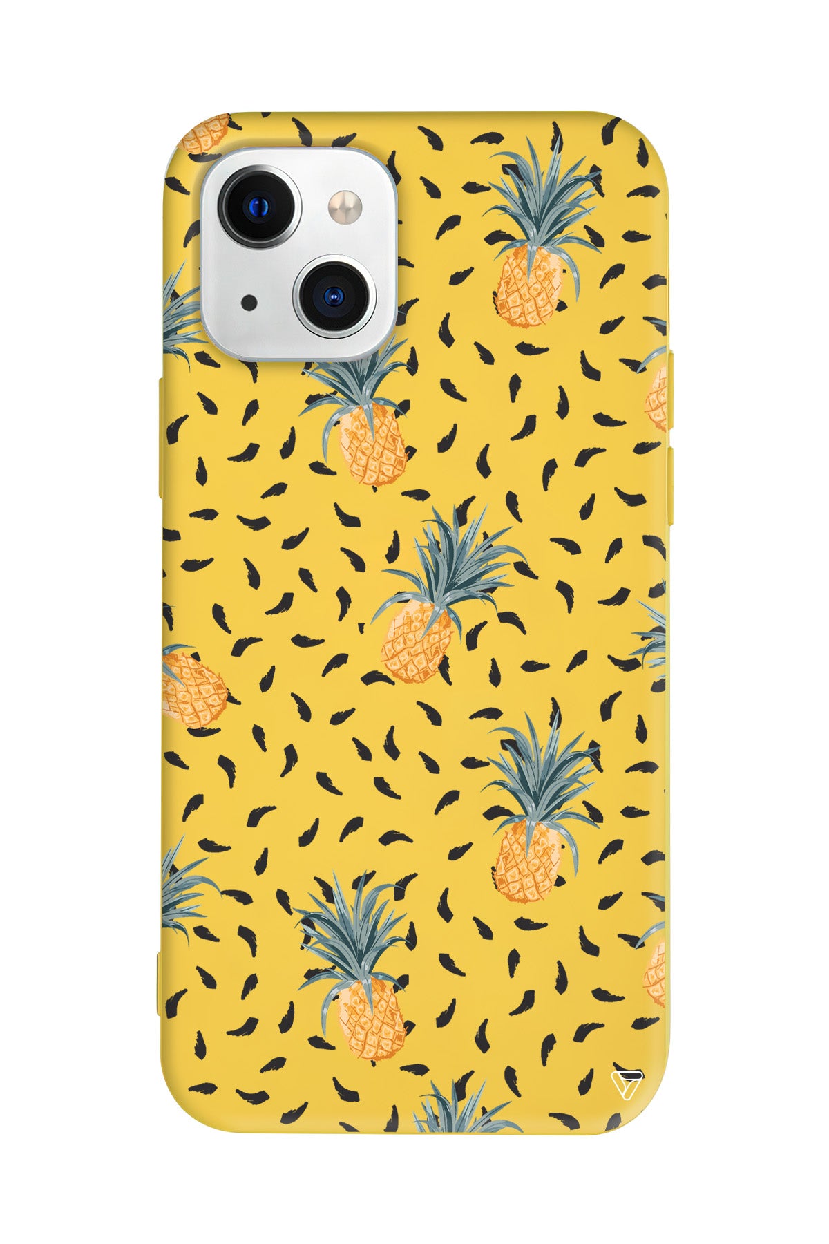 Minik Ananaslar Lansman Model İçi Kadife Silikon Telefon Kılıfı