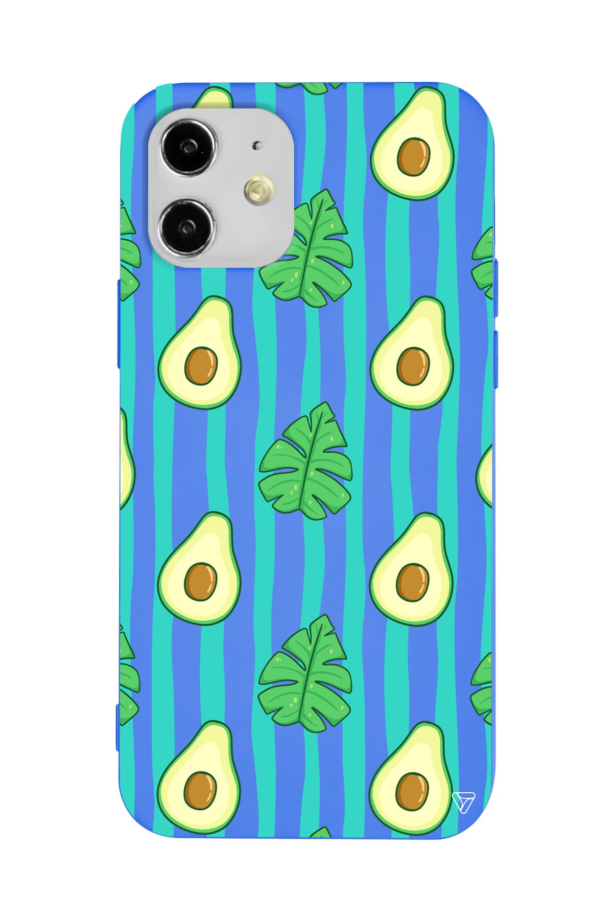 Avokado Lansman Model İçi Kadife Silikon Telefon Kılıfı