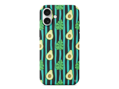 Avokado Lansman Model İçi Kadife Silikon Telefon Kılıfı – Plus Serisine Özel