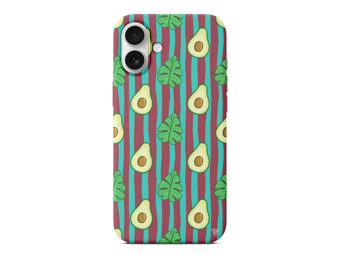 Avokado Lansman Model İçi Kadife Silikon Telefon Kılıfı